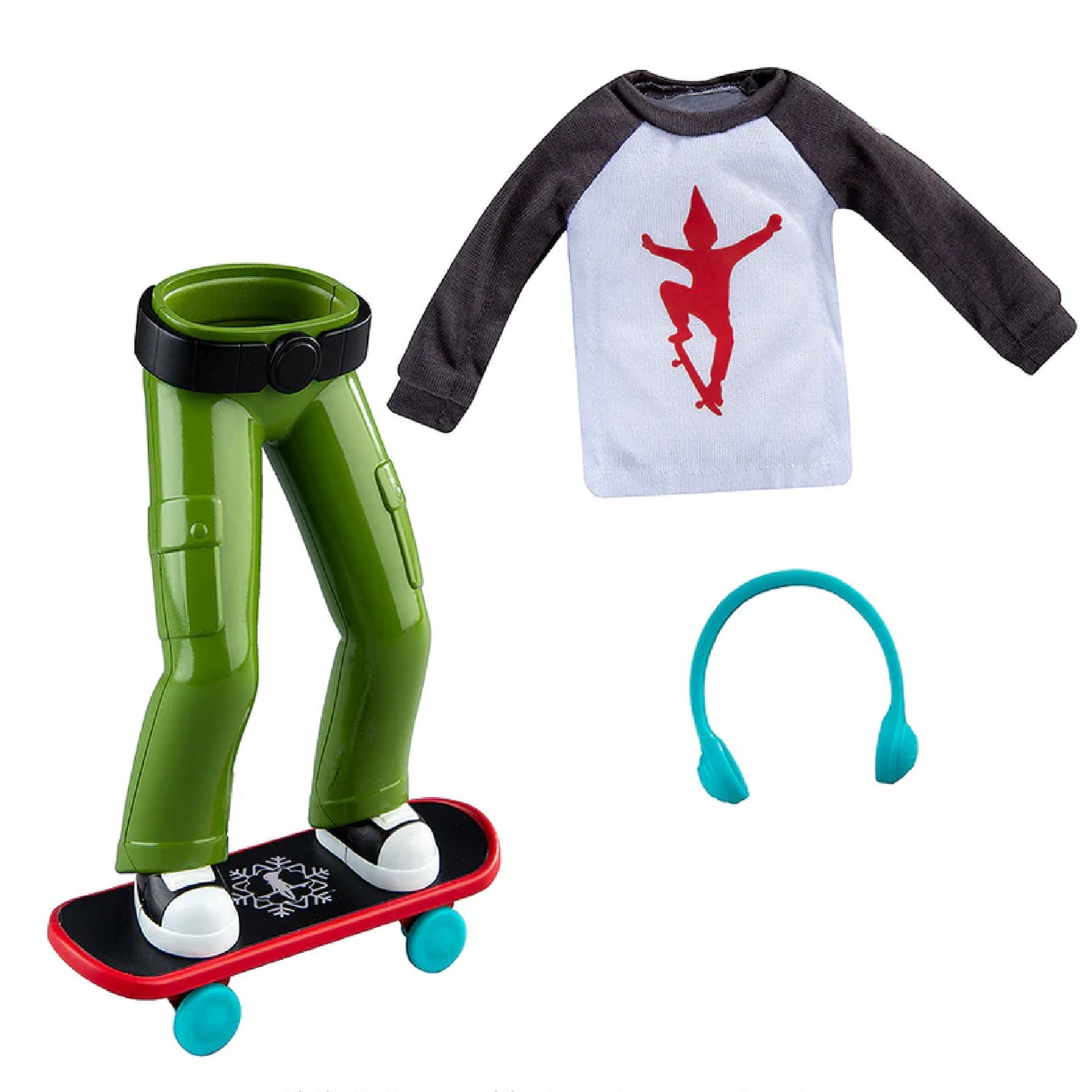 The Elf on the Shelf MagiFreez Holly Jolly Ollie Skateboard Set