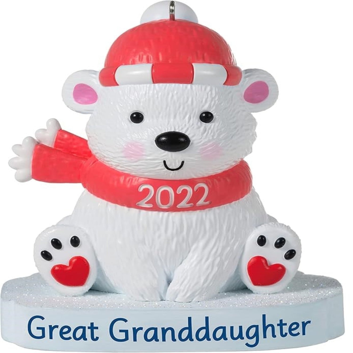 Hallmark Keepsake Ornament 2022 Great Granddaughter Polar Bear