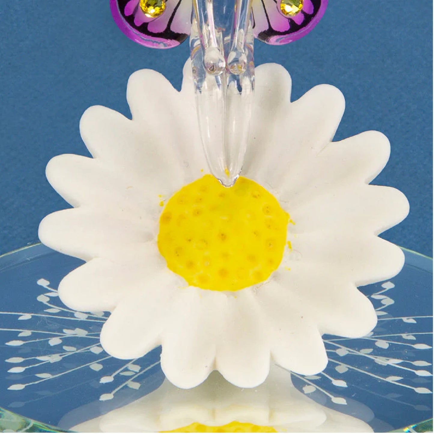 Glass Baron Daisy with Sunburst Fairy