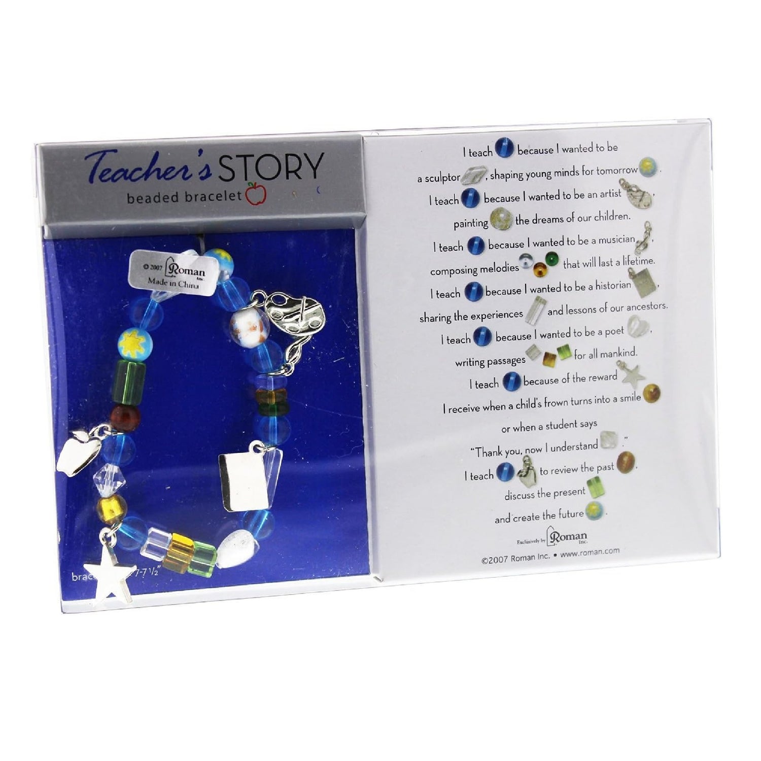 Teacher's Story Beaded Bracelet by Roman