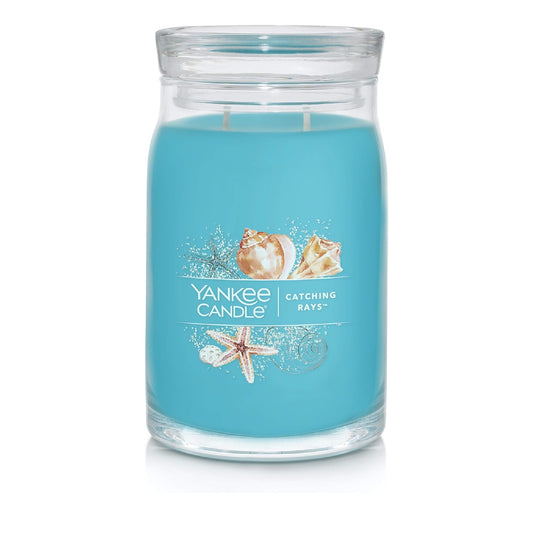 Yankee Candle Catching Rays Scented 20oz Large Jar 2-Wick Candle