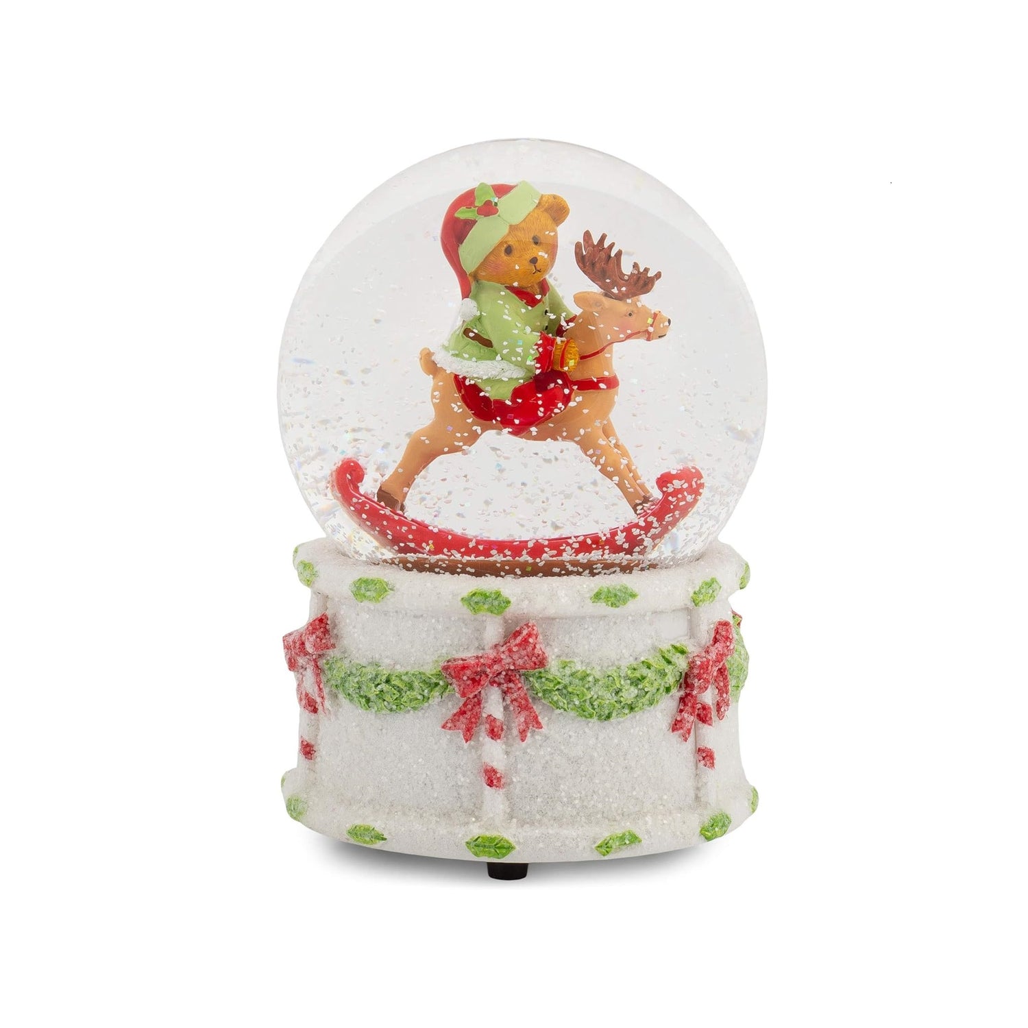 Roman Snow Globe 100MM Rocking Horse Dome