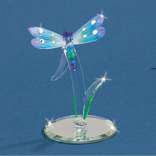 Glass Baron Dragonfly Figurine