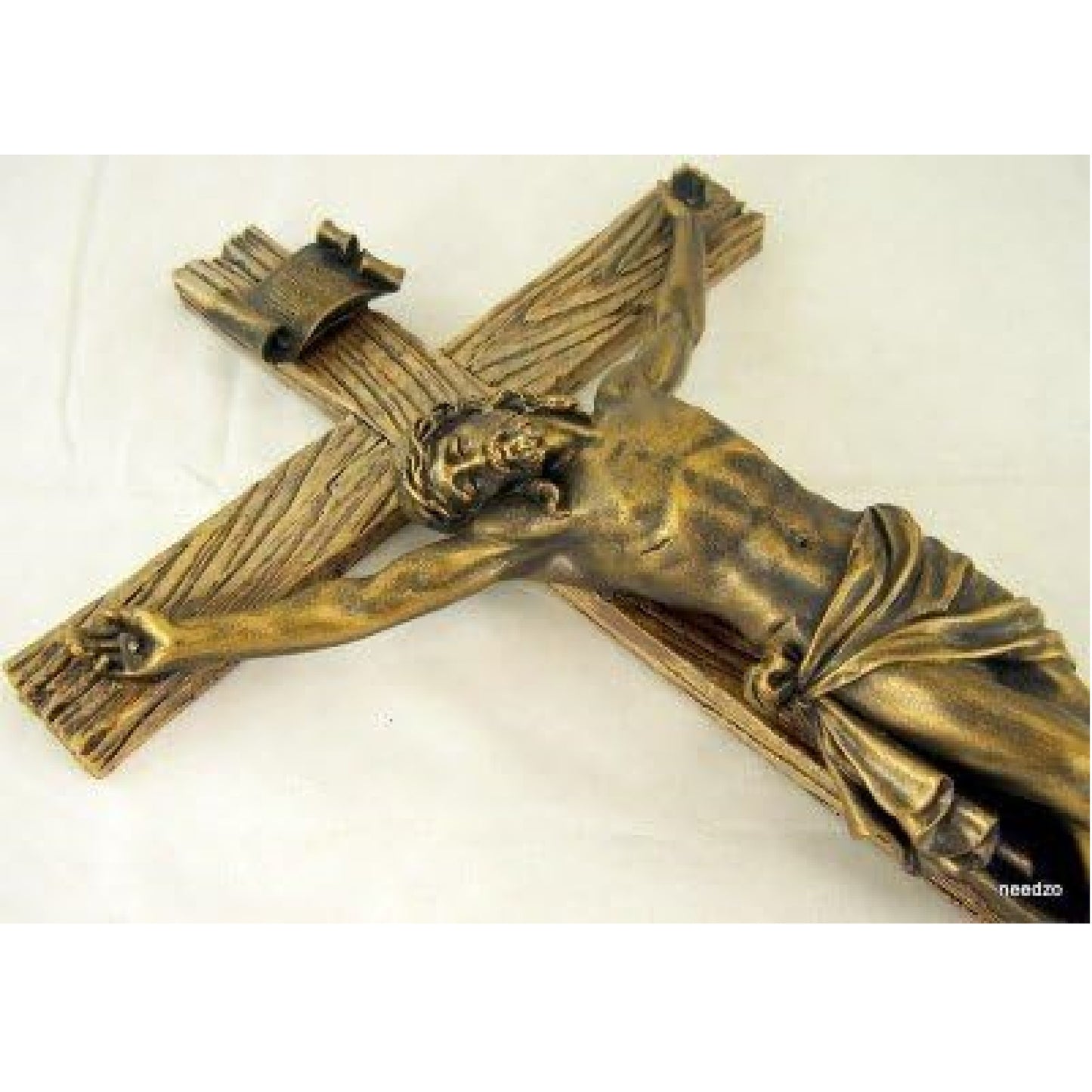 Joseph's Studio Antique Gold Crucifix 13.25" H