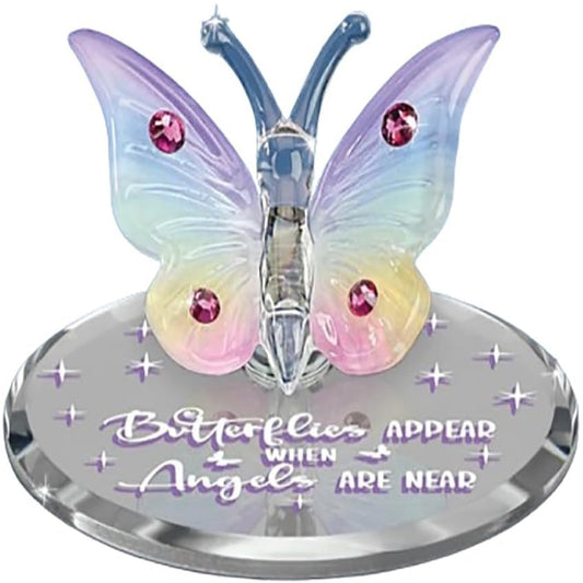 Glass Baron Butterfly "Angels Are Near" Figure