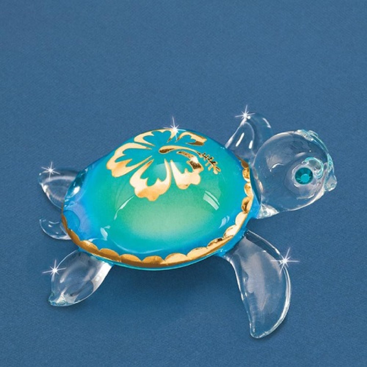 Glass Baron Sea Turtle "Aloha" Figure