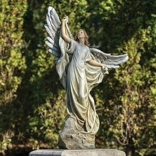 Joseph's Studio 38" Heaven Angel With Wings Outdoor Garden Statue