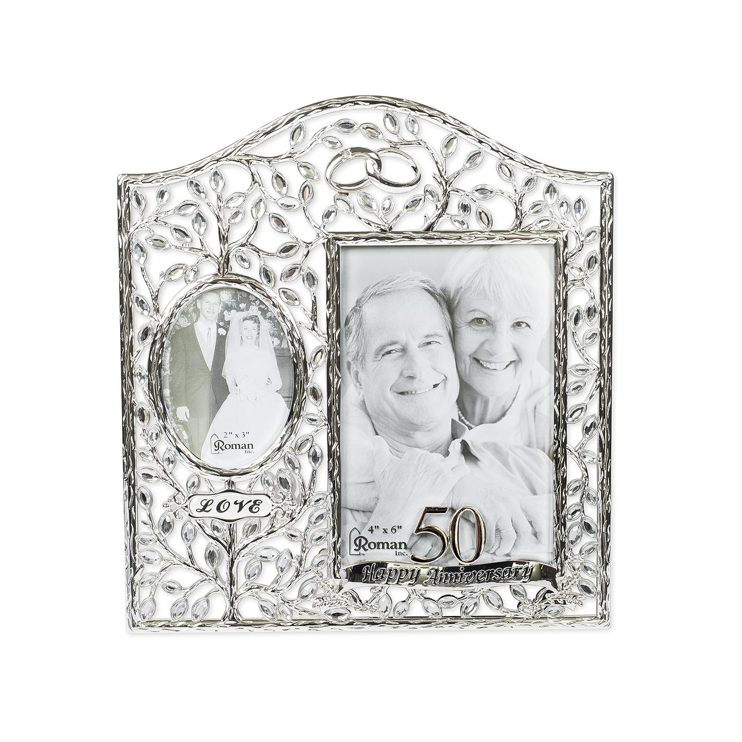 50th Wedding Anniversary Frame Caroline Collection