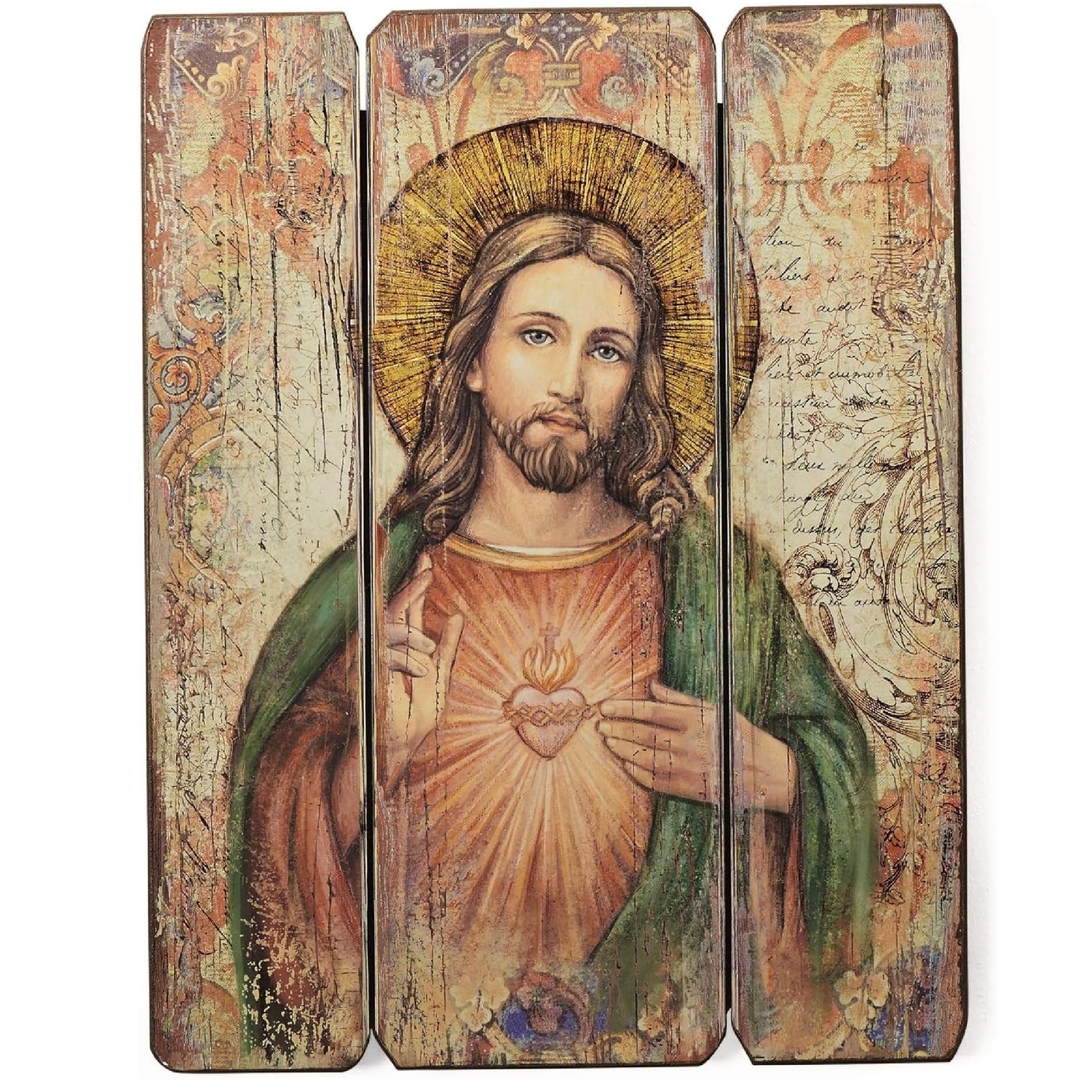 Joseph Studio Sacred Heart Decorative Panel