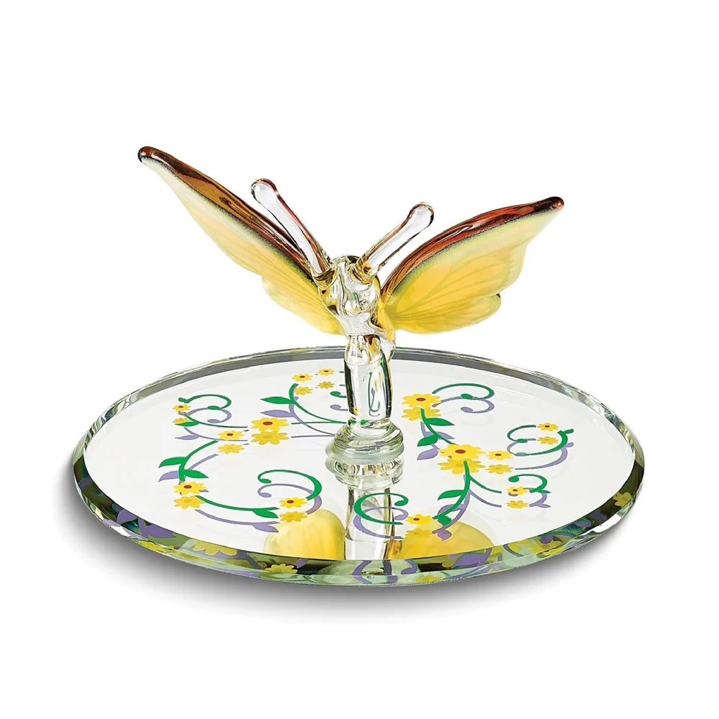 Papillon Baron en verre, monarque grand