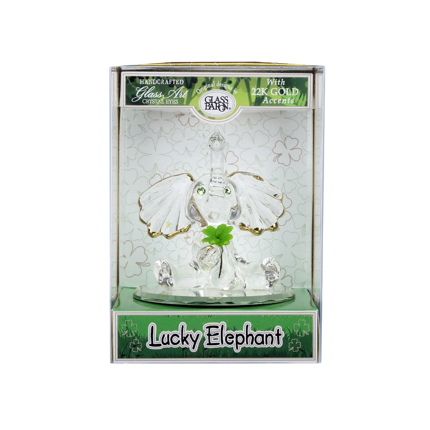 Keepsake Box Elephant 'Lucky' by Glass Baron