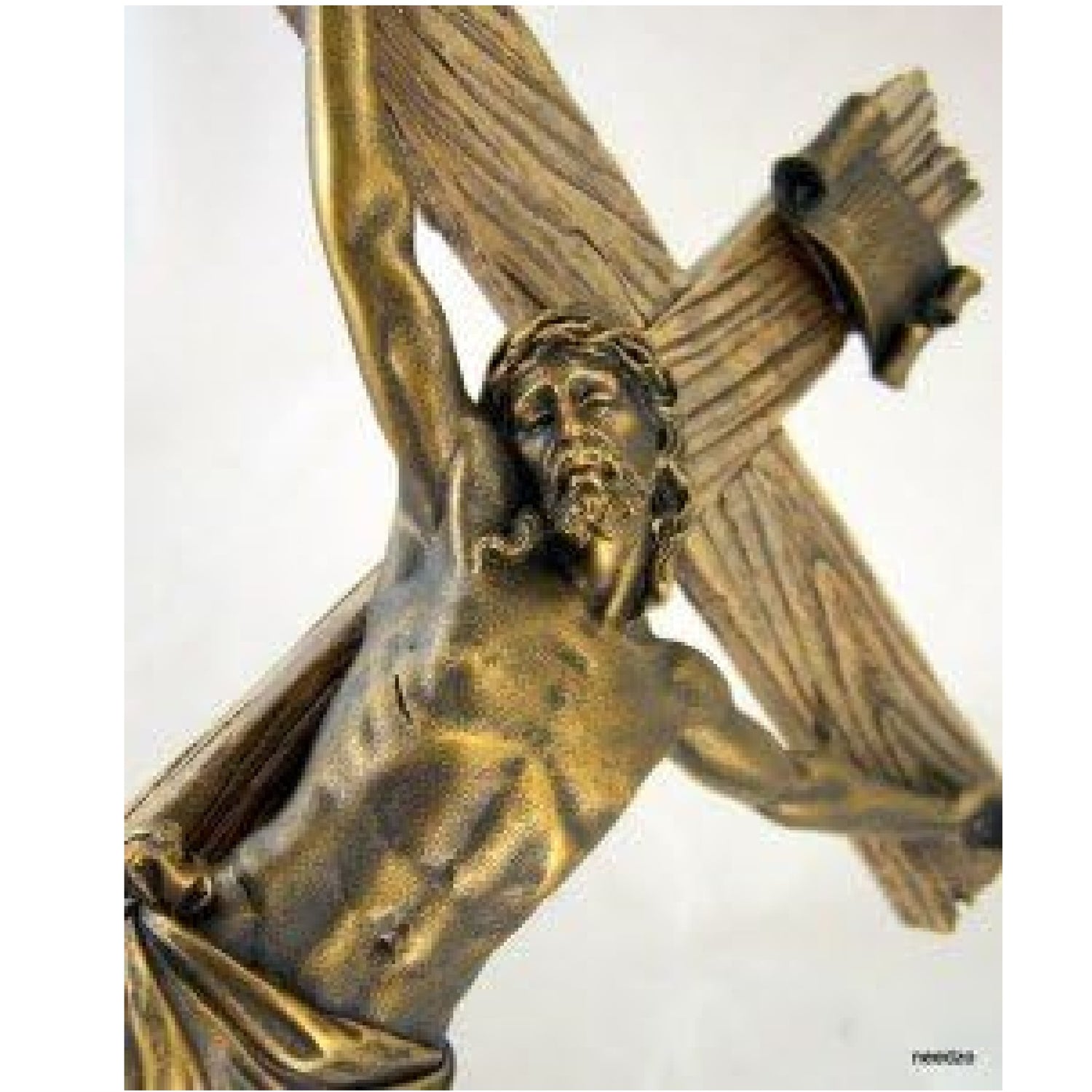 Joseph's Studio Antique Gold Crucifix 13.25" H