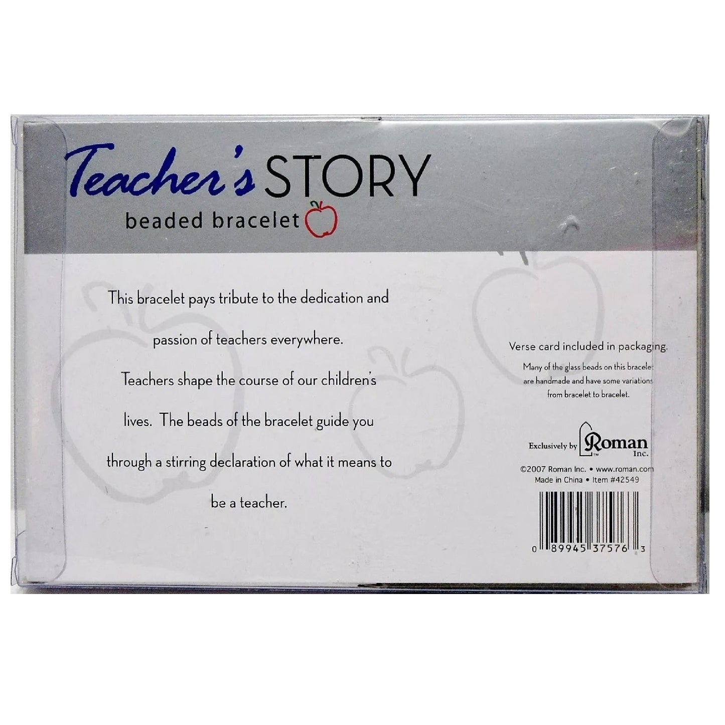 Teacher's Story Beaded Bracelet by Roman