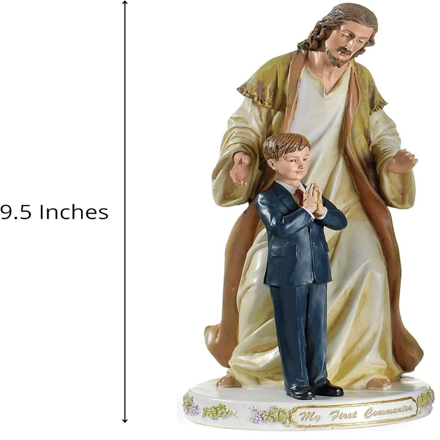 Joseph's Studio Jesus with Praying Boy My First Communion Figure