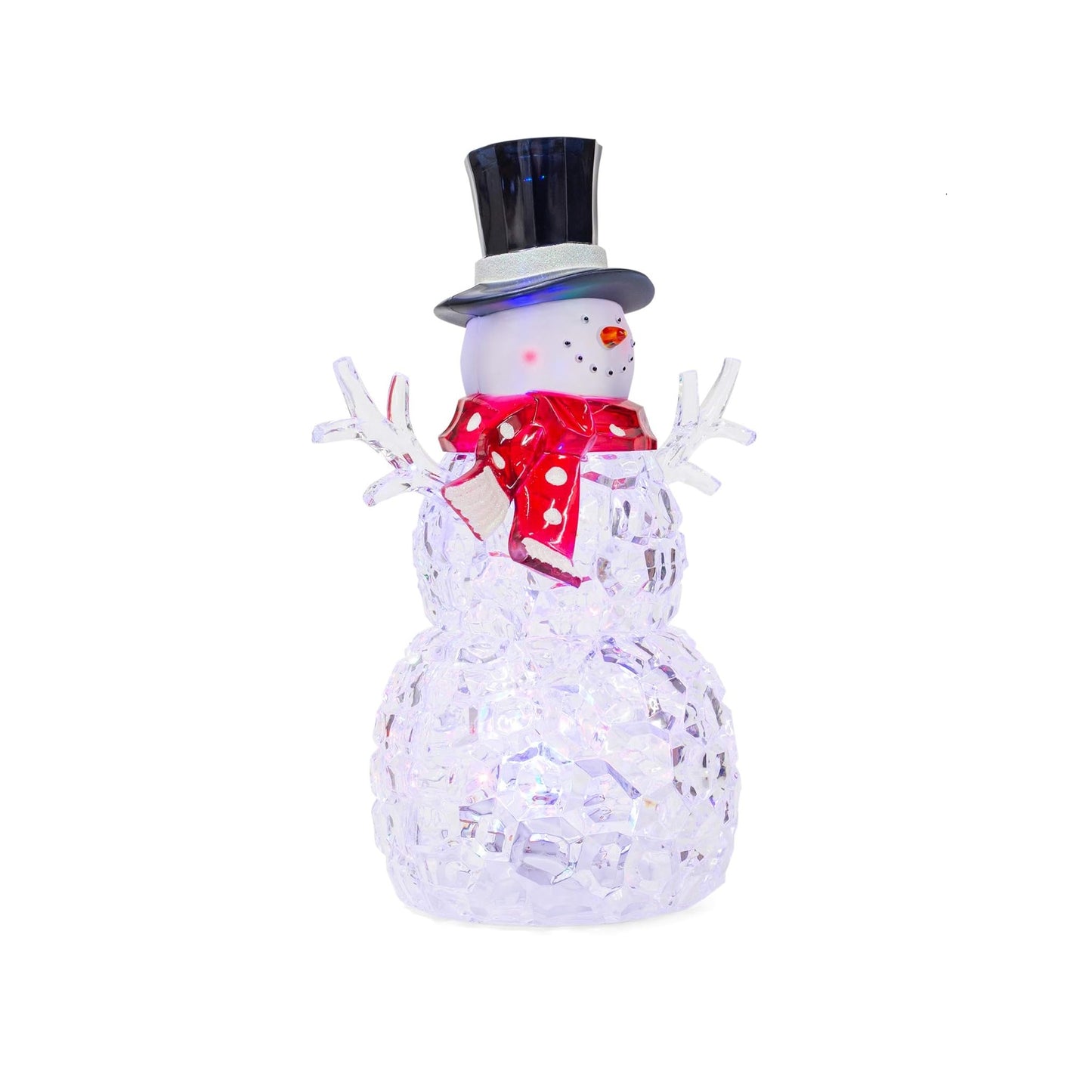 Roman LED Snowman with Changing Color Lights