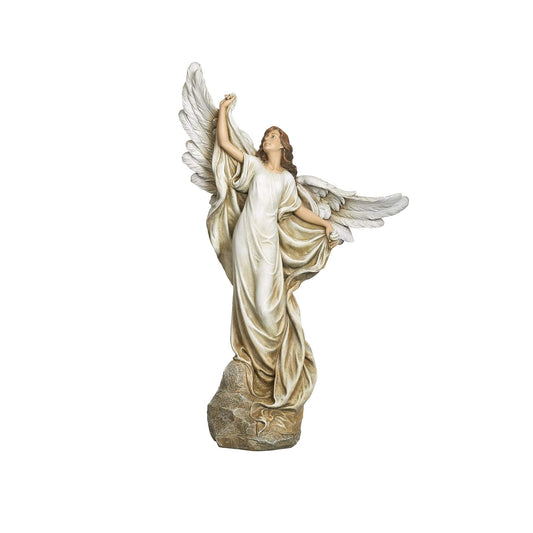 Joseph's Studio Statue d'ange céleste avec ailes de 38 po