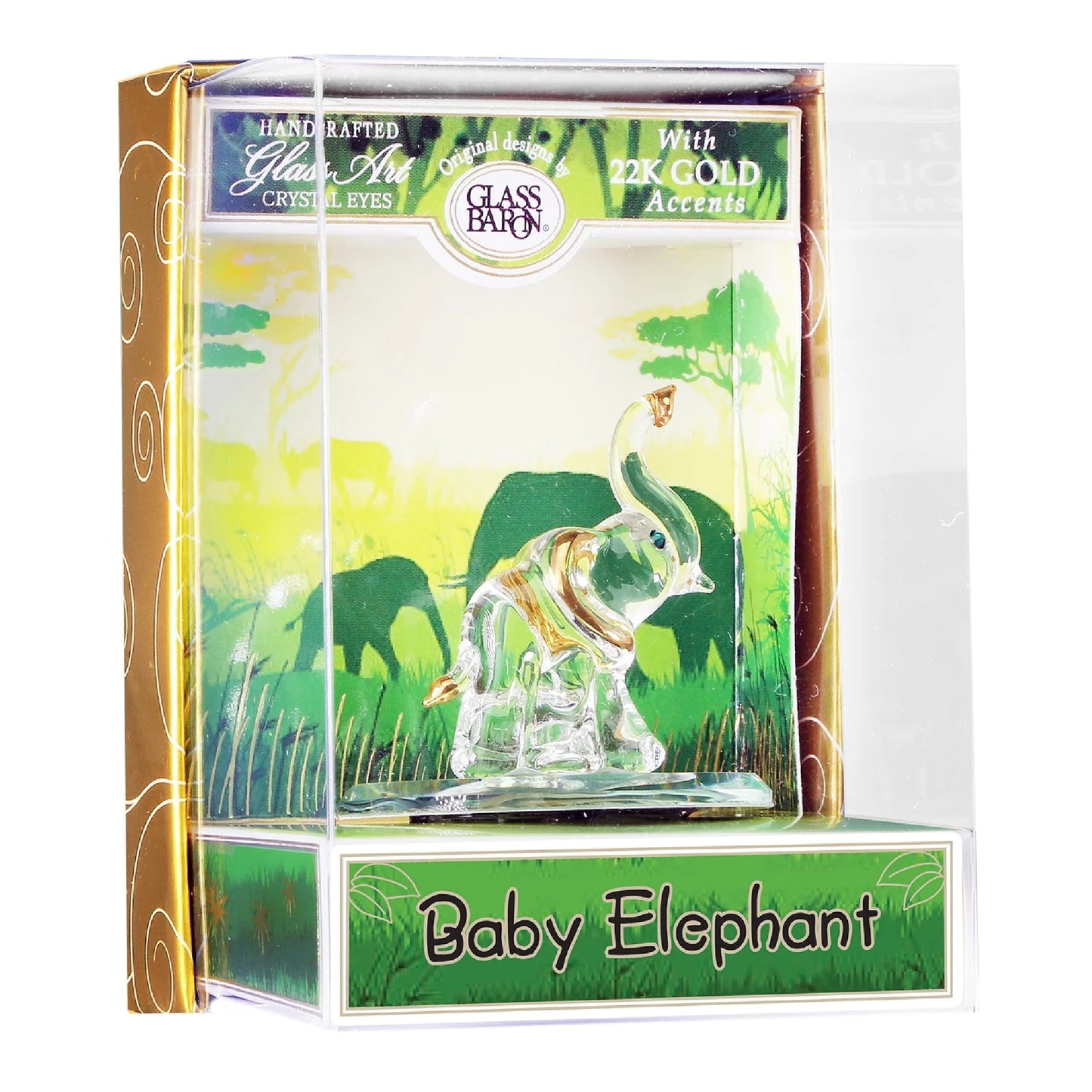 Keepsake Box Baby Elephant by Glass Baron