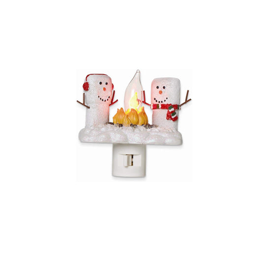 Roman Marshmallow With Holly Christmas Night Light