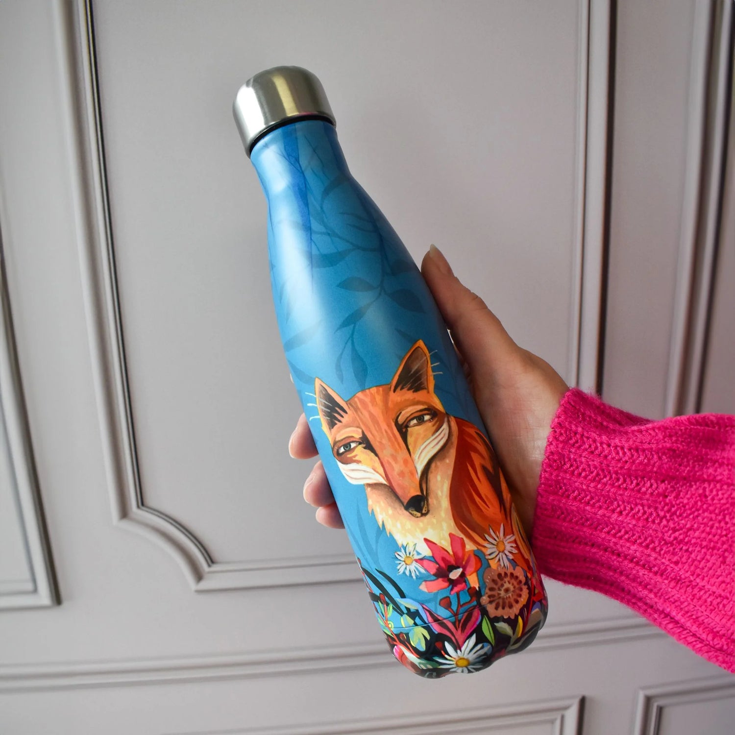 Water Bottle Fox 17oz/500ml Allen Designs