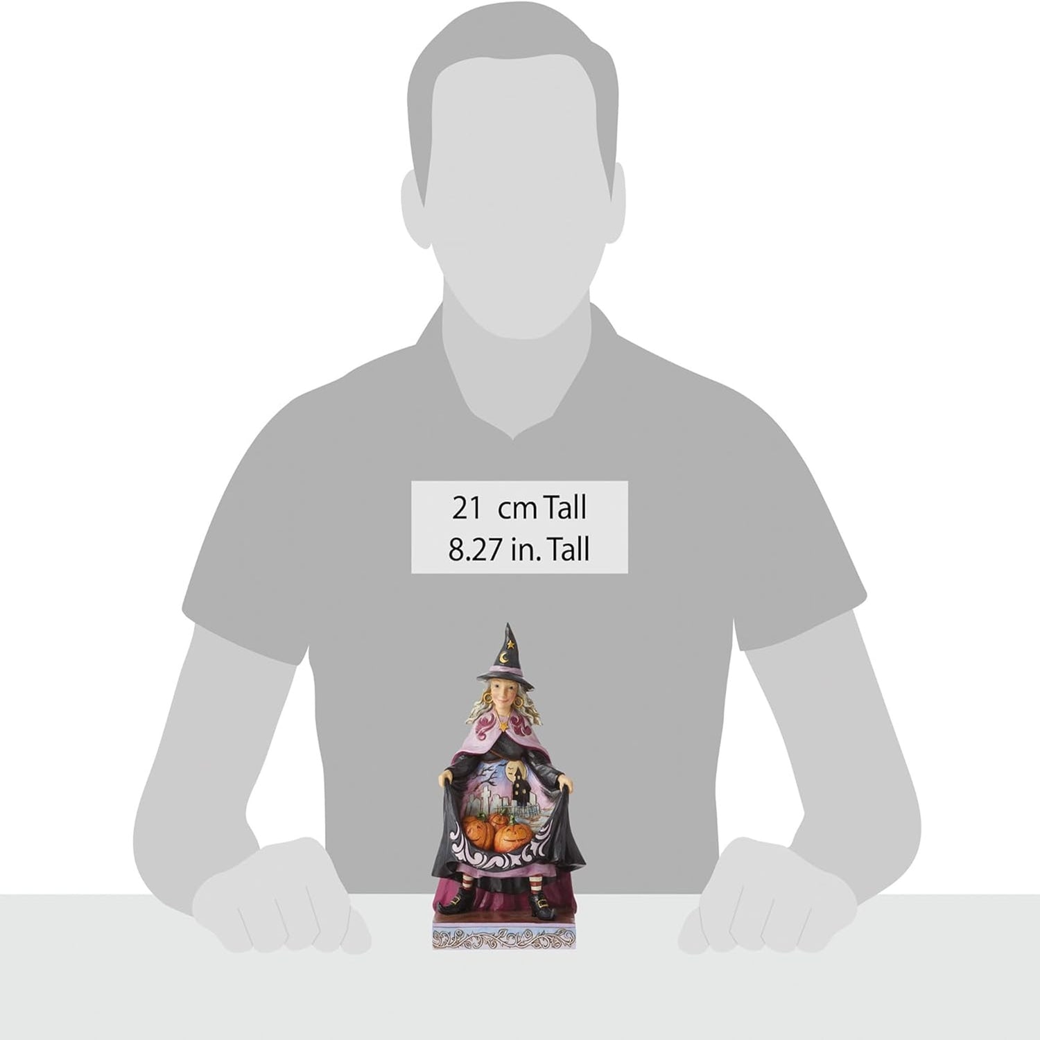 Witch with Pumpkins Skirt Figurine Jim Shore Heartwood Creek