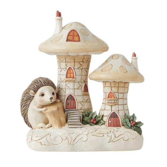 Woodland Lited Mushroom House Jim Shore Heartwood Creek