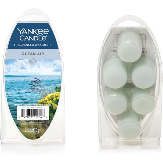 Yankee Candle Ocean Air Fragranced Wax Melts - 2 Pack (6 Melts/per Pack)