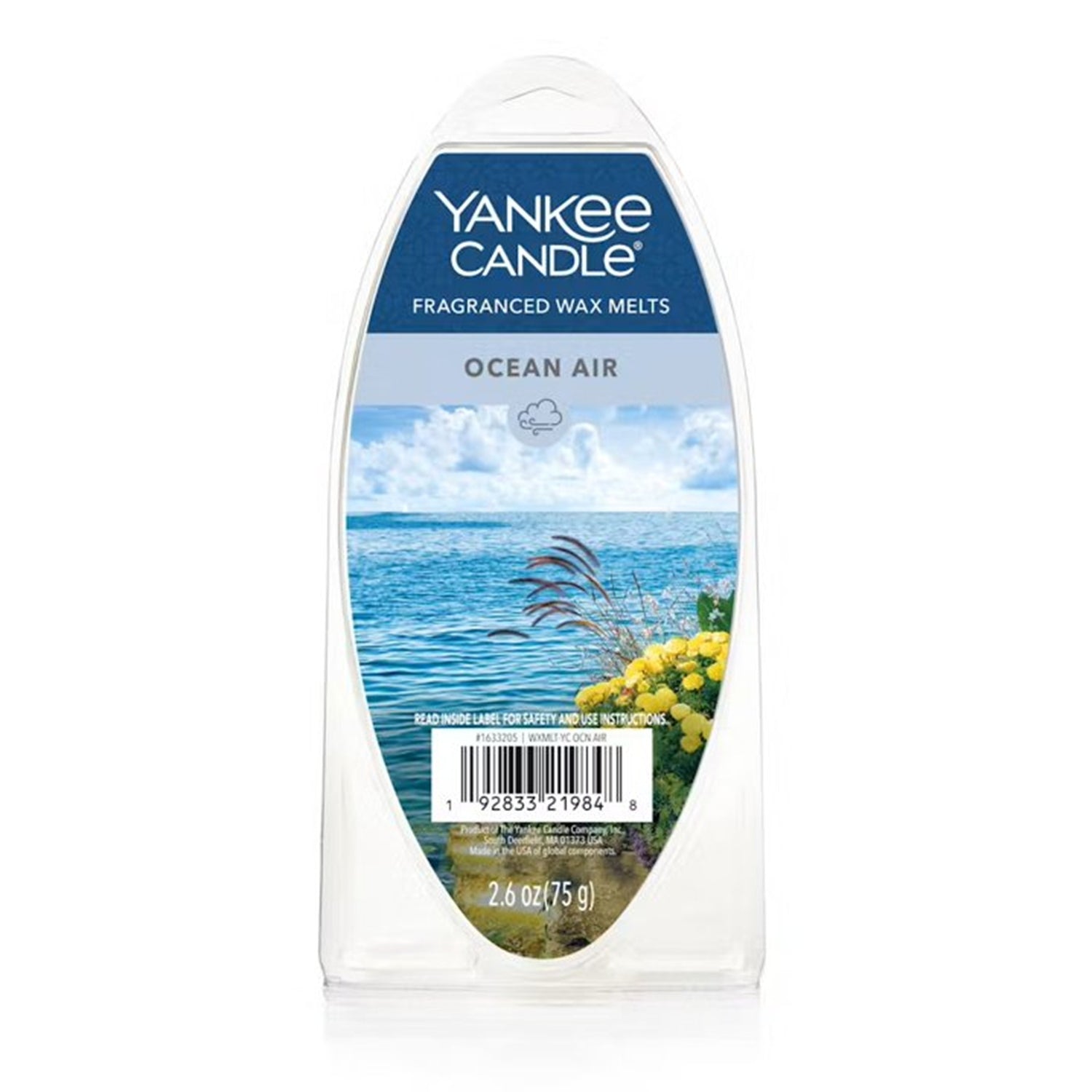 Yankee Candle Ocean Air Fragranced Wax Melts - 2 Pack (6 Melts/per Pack)