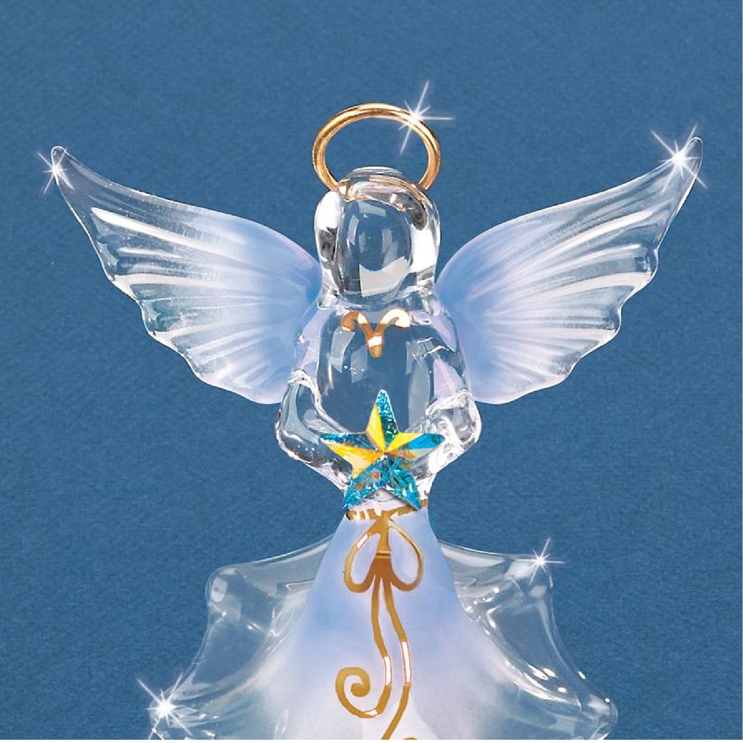 Glass Baron Angel with Star