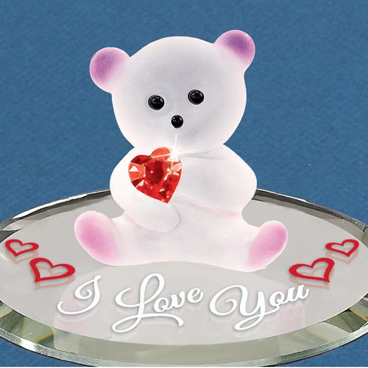 Glass Baron Bear "I Love You"