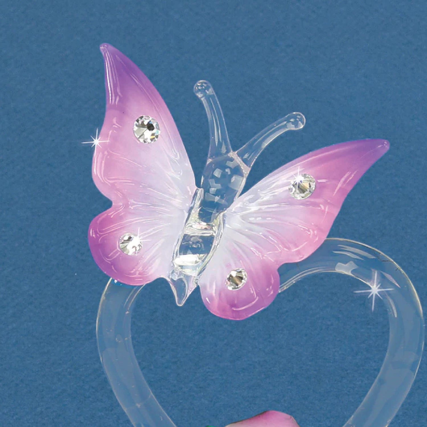 Glass Baron Butterfly "Mom I Love You"