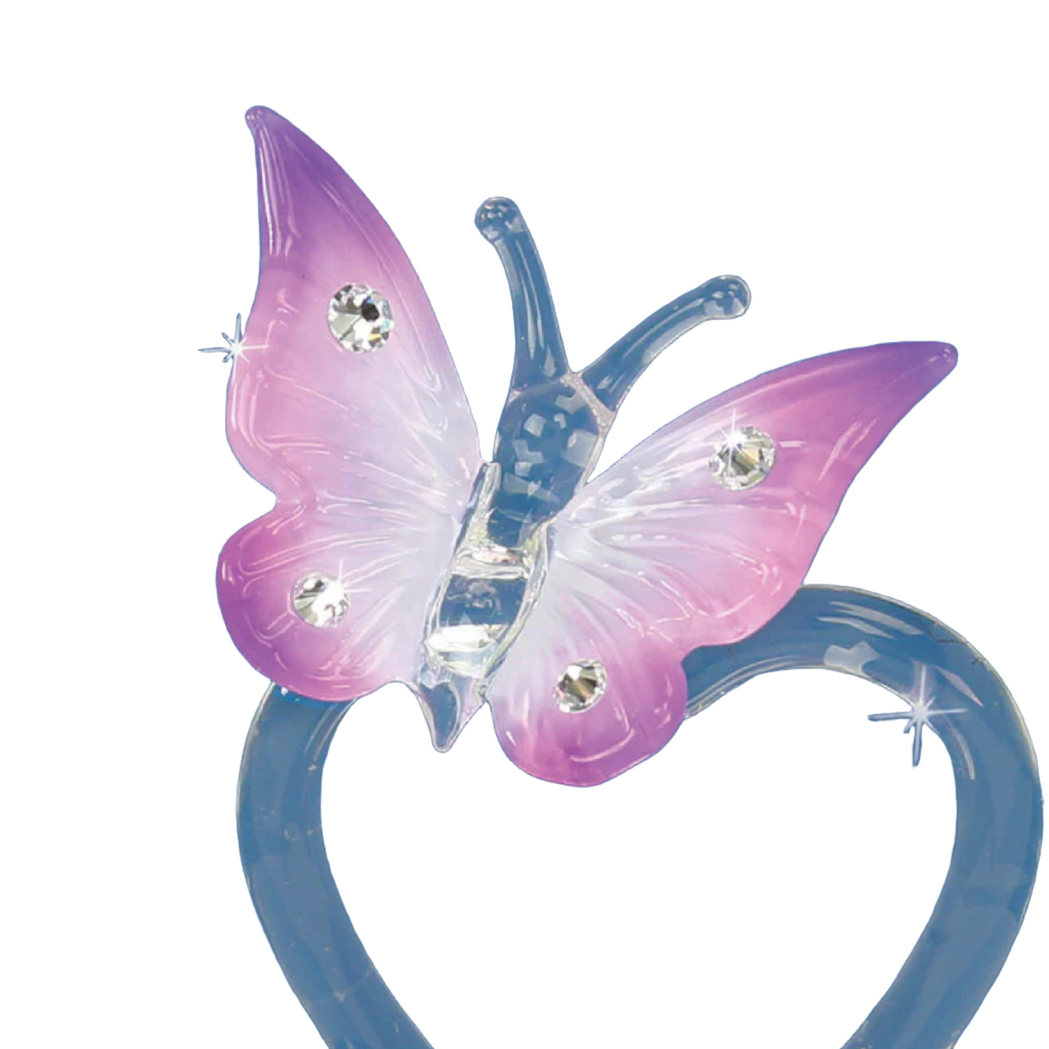 Glass Baron Butterfly "Mom I Love You"