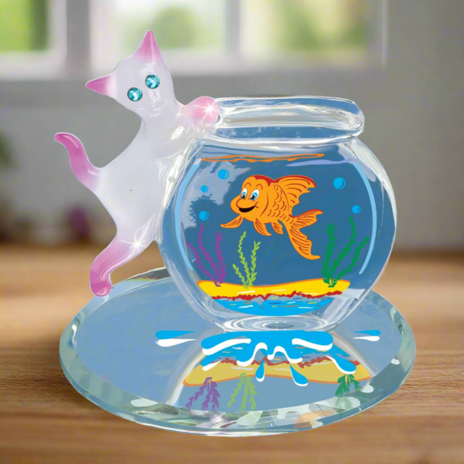 Glass Baron Fishbowl Kitty