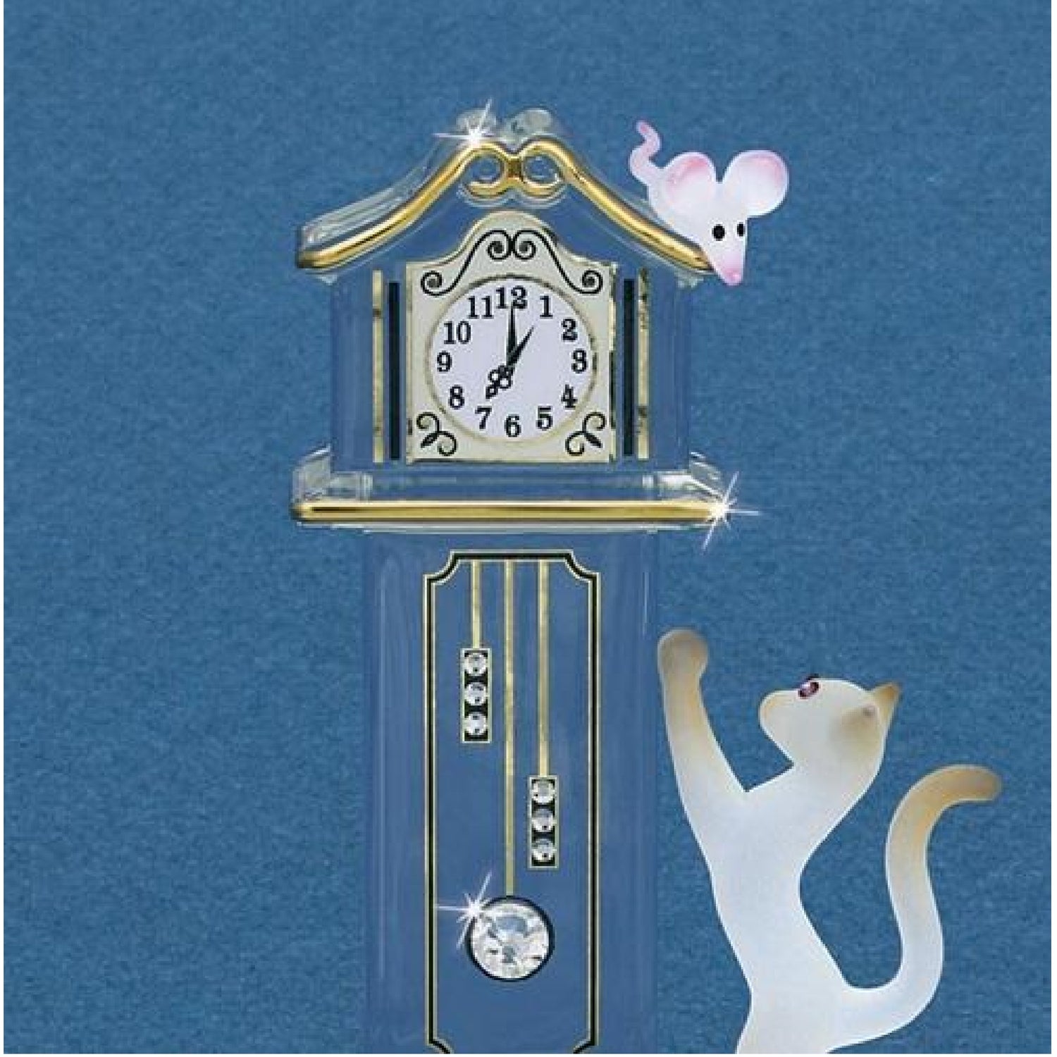 Glass Baron Hickory Dickory Clock