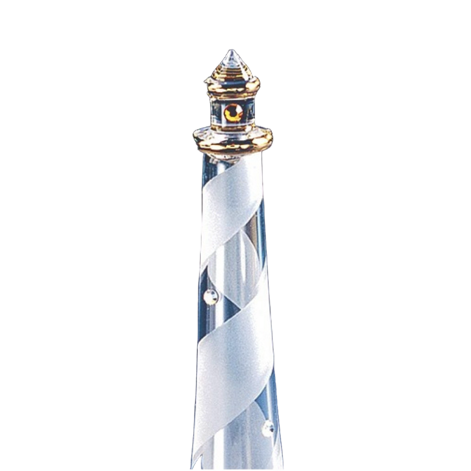 Glass Baron Lighthouse Clear Glass