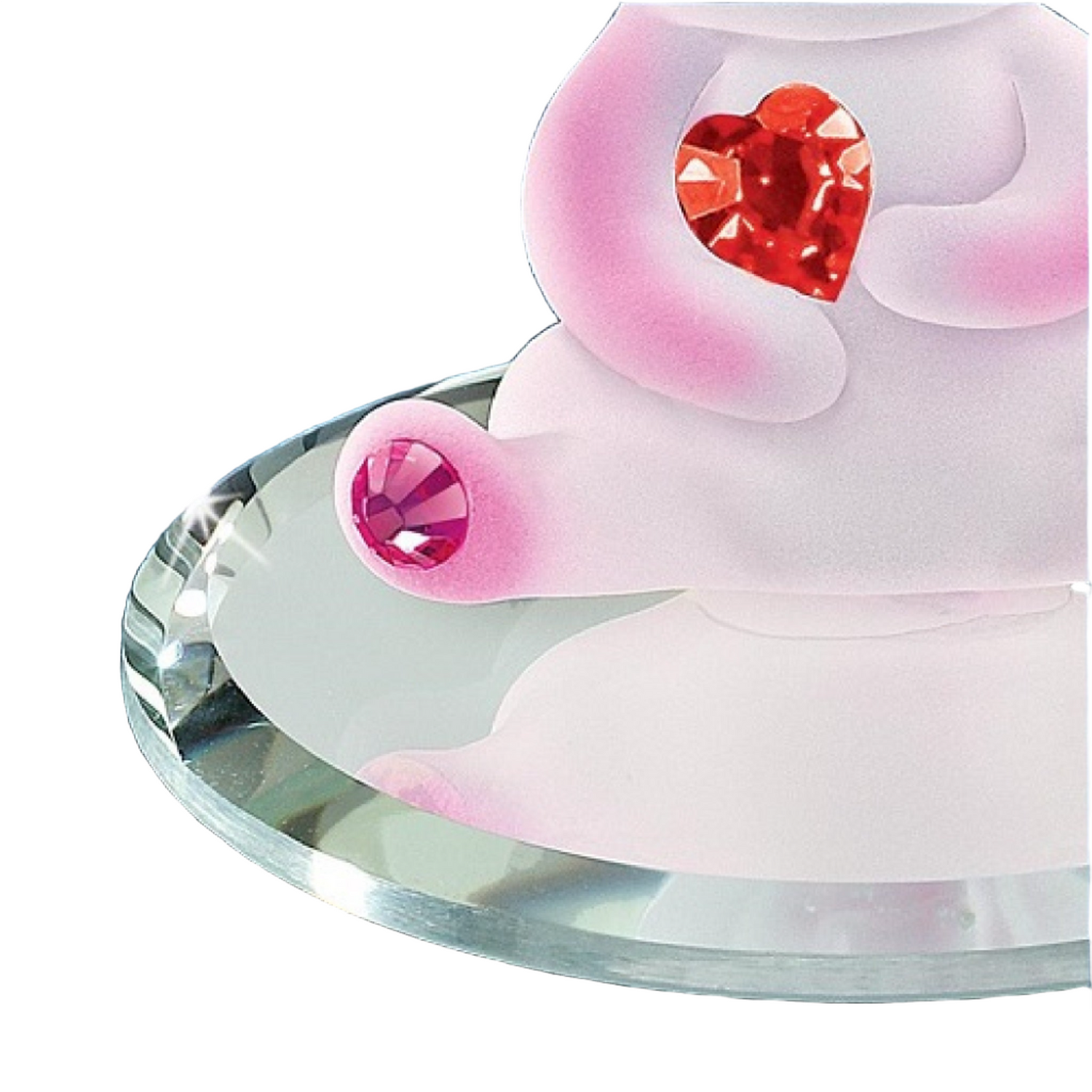 Glass Baron Loveable Pig Figurine