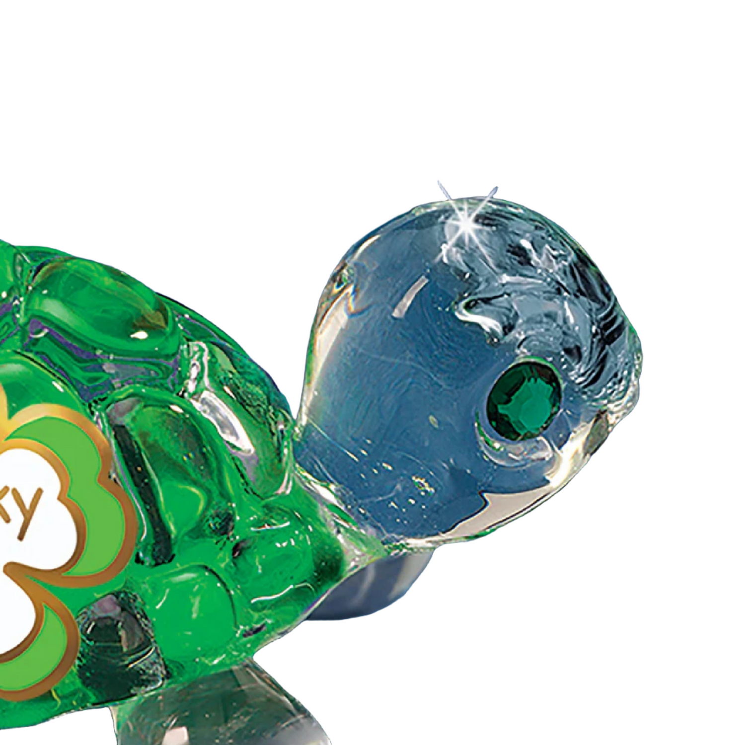 Glass Baron Lucky Green Turtle