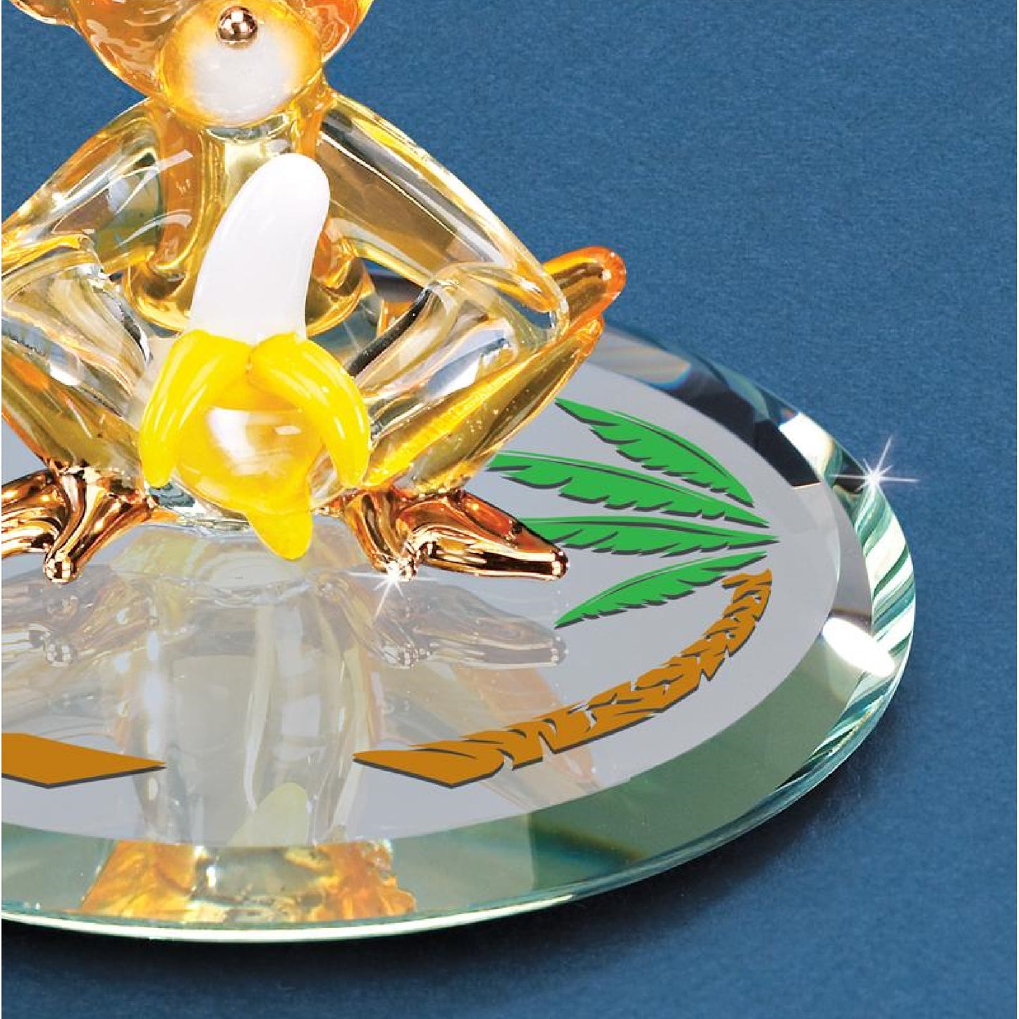 Glass Baron Monkey With Banana