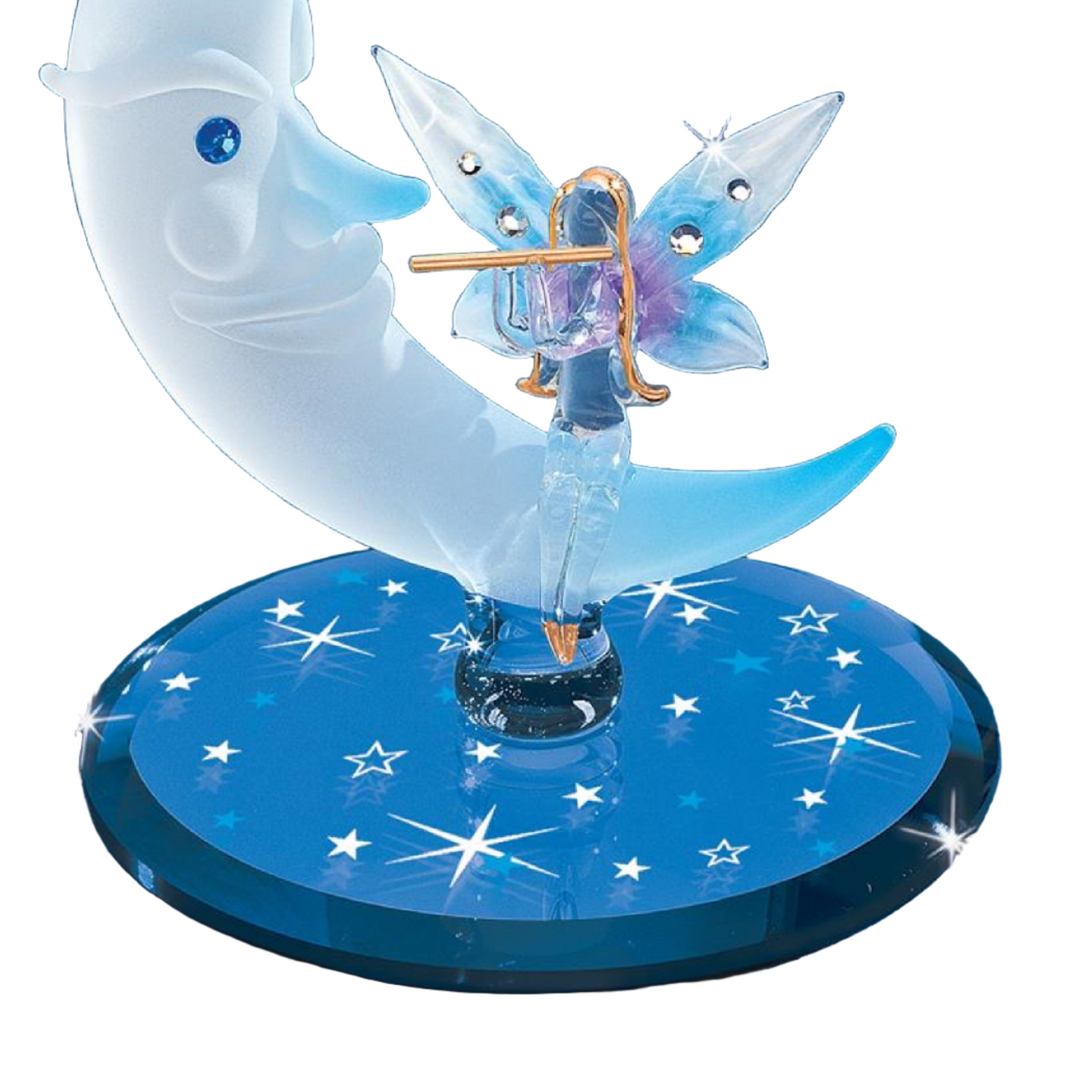 Glass Baron Moon Fairy Figurine