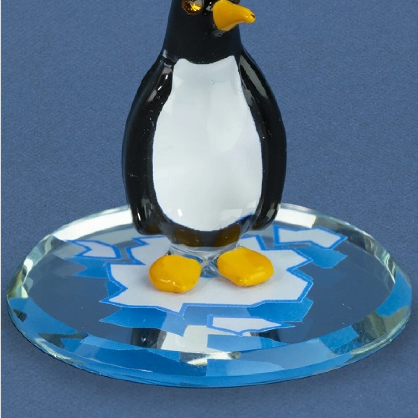 Glass Baron Penguin Figurine