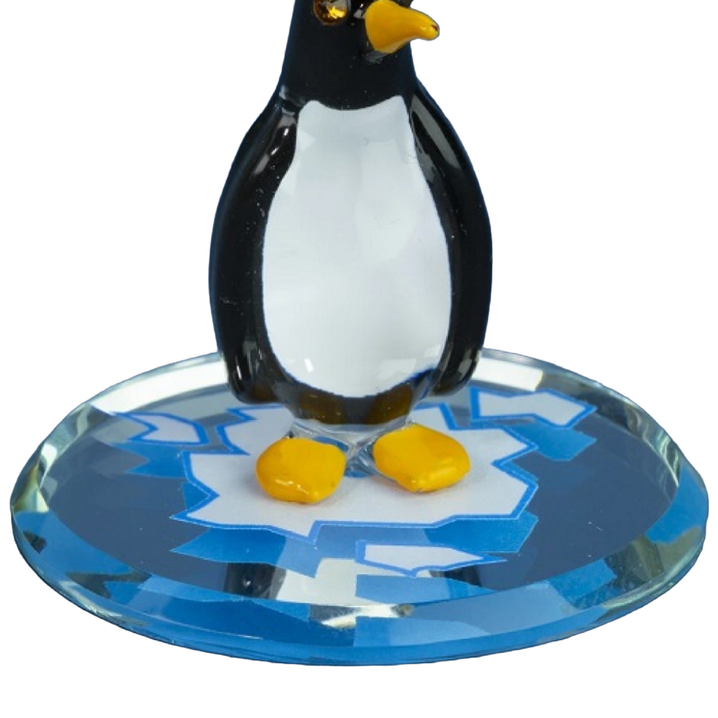 Glass Baron Penguin Figurine