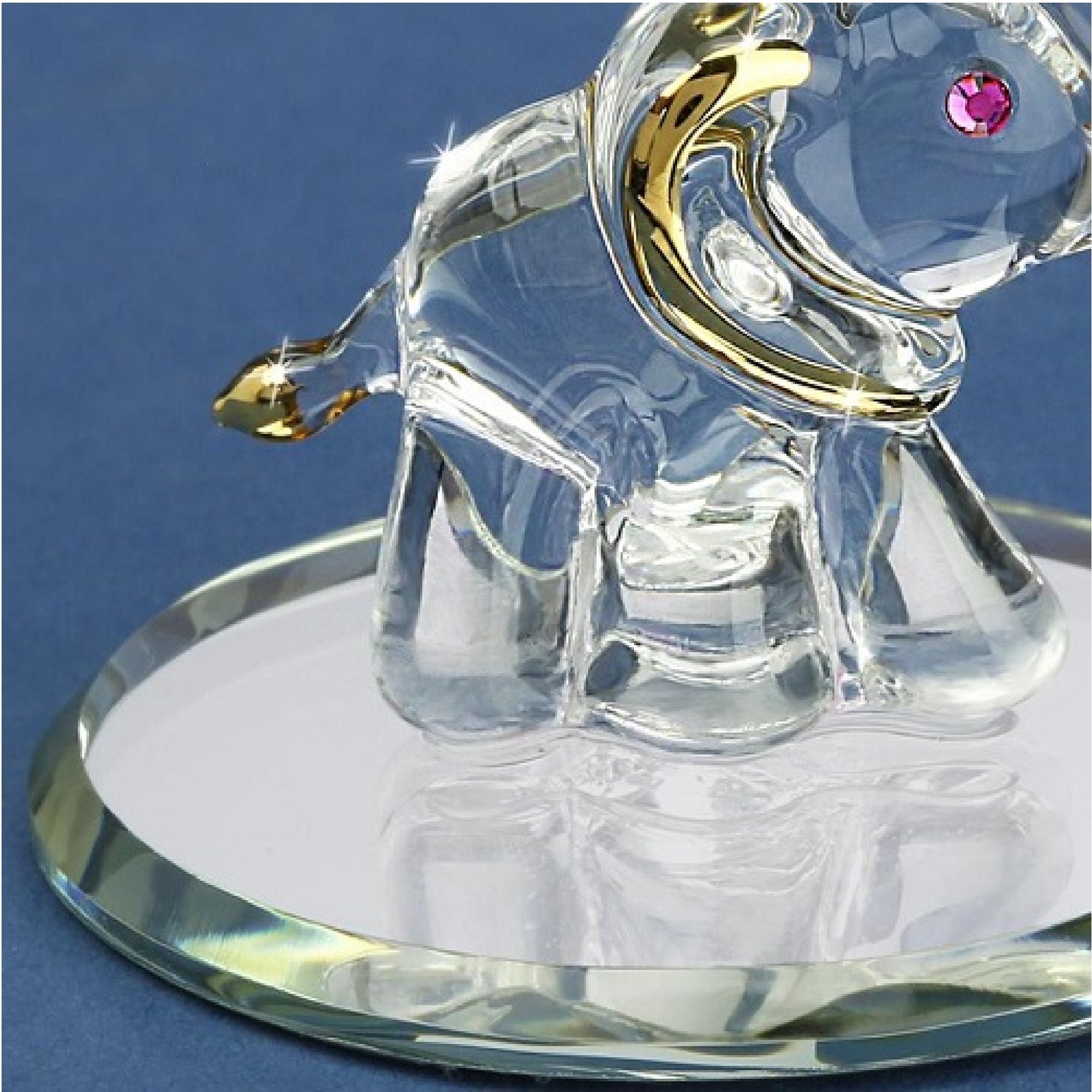 Glass Baron Tiny Elephant Figurine