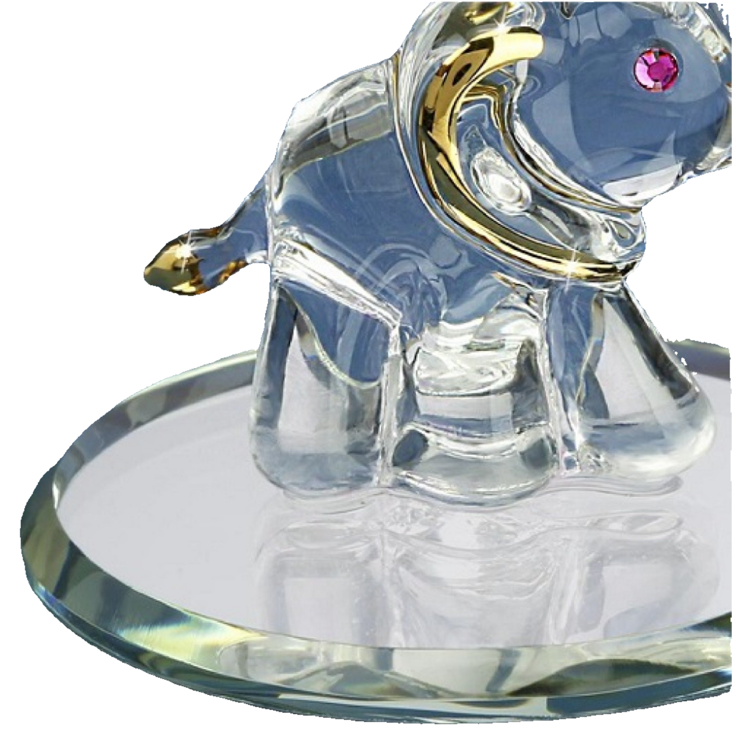 Glass Baron Tiny Elephant Figurine