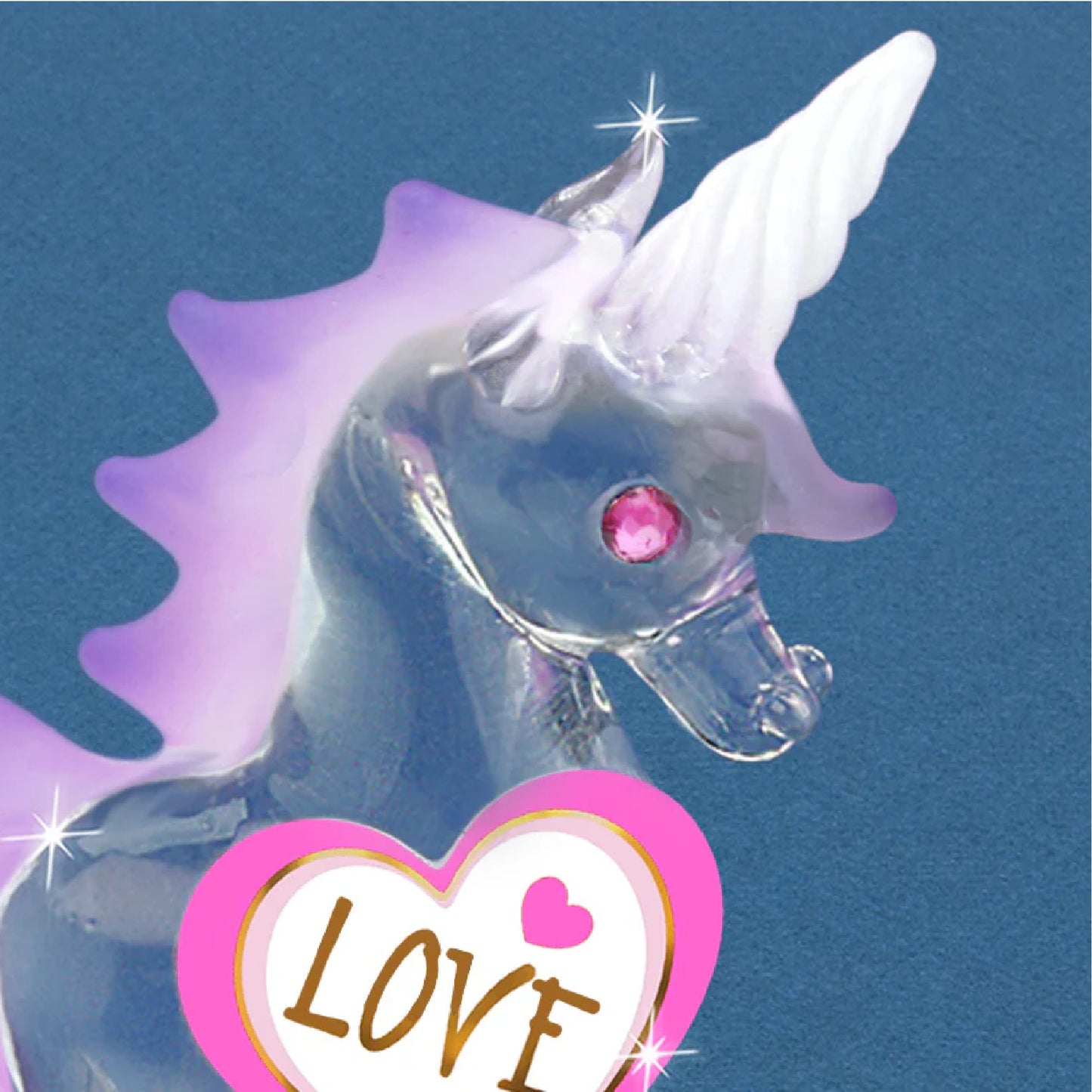 Glass Baron Unicorn "Love"