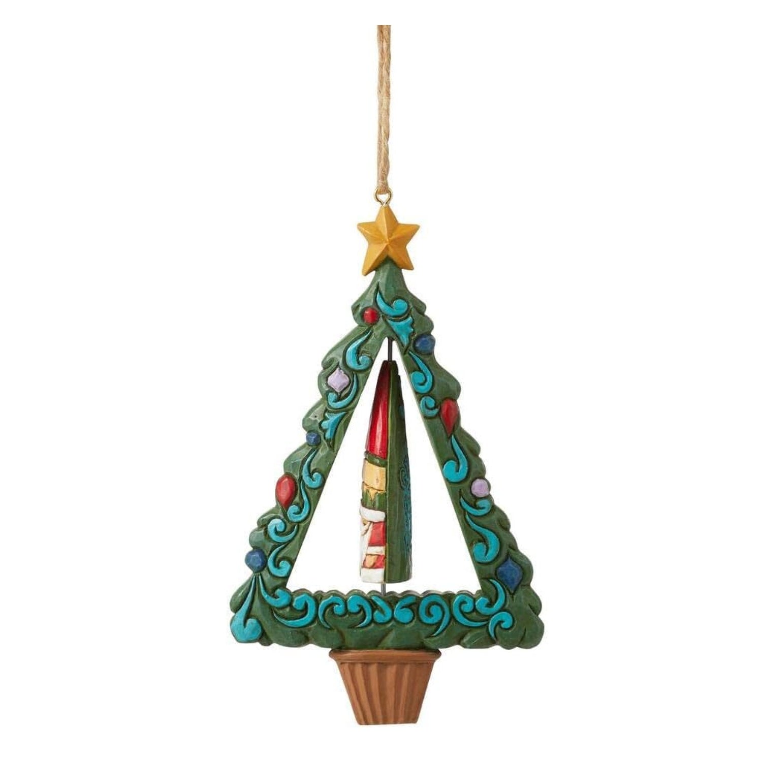 Gnome Rotating Ornament Jim Shore Heartwood Creek