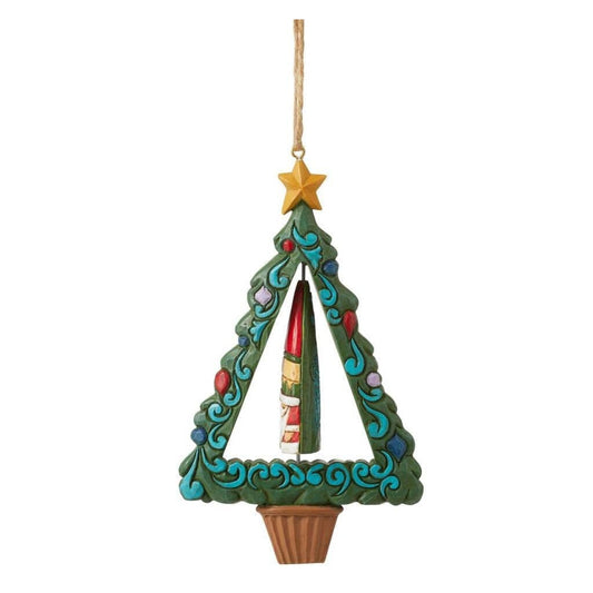 Gnome Rotating Ornament Jim Shore Heartwood Creek