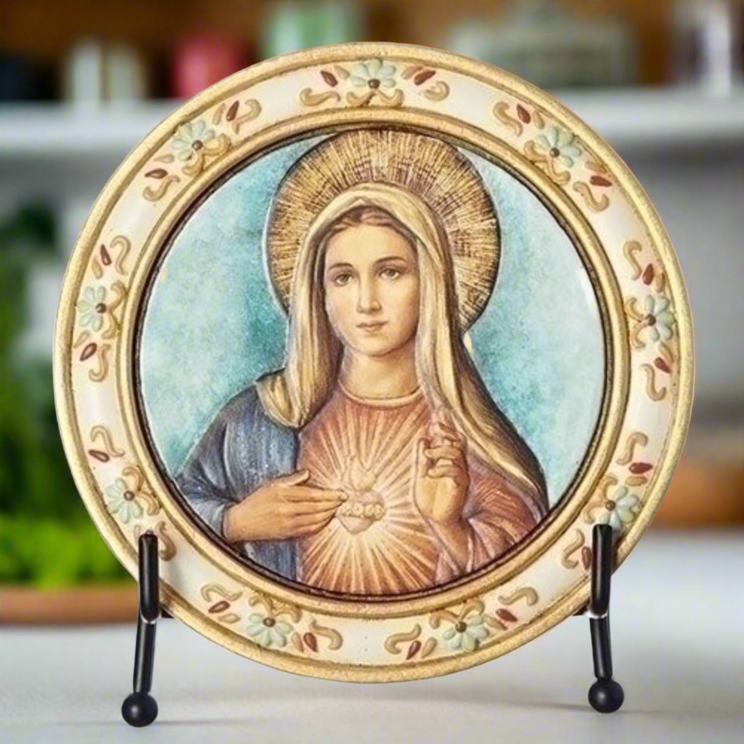 Roman Immaculate Heart Plaque