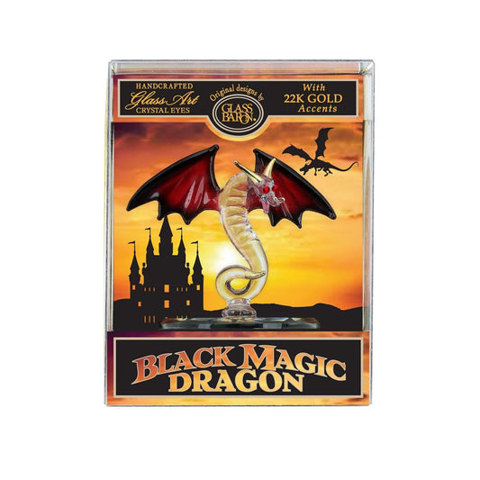 Keepsake Box "Black Magic" Dragon by Glass Baron