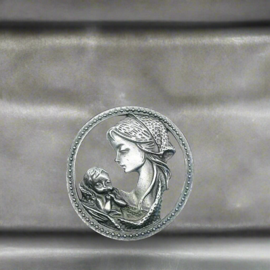 Roman Mother and Child Visor clip