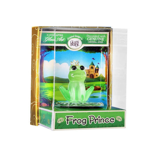 Keepsake Box "Kiss Me" Frog Prince by Glass Baron