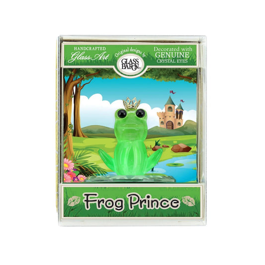 Keepsake Box "Kiss Me" Frog Prince by Glass Baron